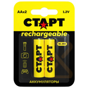 Аккумулятор СТАРТ HR03 AAA 1100mAh Ni-Mh BL2 (2/24)