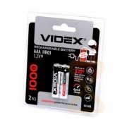 Аккумулятор «VIDEX R03 Ni-Mh 1000 mAh LSD» (низкий саморазряд) (2/20)