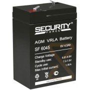 Аккумулятор свинцовый Security FORCE SF  6045 (6V 4.5Ah)