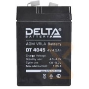 Аккумулятор свинцовый DELTA DT- 4045 (47) квадратный  (4V 4, 5Ah)   (47*47*101)