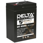 Аккумулятор свинцовый DELTA DT- 4045 прямоугольный  (4V 4, 5Ah)   (70*47*107) размер как 6V