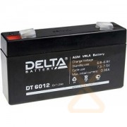 Аккумулятор свинцовый DELTA DT- 6012 (6V 1, 2Ah)  (97*24*58)