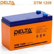 Аккумулятор свинцовый DELTA DTM-1209 (12V 9Ah) (оранжевый)