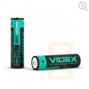 Li-ion 18650 VIDEX с защитой (3, 7V 2800mAh,  1pcs/box)    (1/20/160)