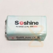 Аккумулятор SOSHINE Li-7.4 Li-ion  (крона 7.4V  680mAh  5.03Wh)