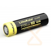 IMR Li-ion 18650 LiitoKala Lii-31S (3.7V  3100mAh,   до 35А,  выпуклый контакт)  [упаковка 2 шт.]