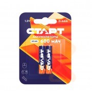 Аккумулятор СТАРТ HR03 AAA  600mAh Ni-Mh BL2 (2/24)