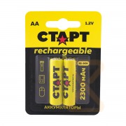 Аккумулятор СТАРТ HR6 AA 2300mAh Ni-Mh BL2 (2/24)